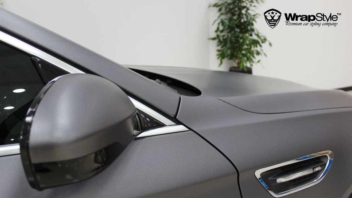 BMW M5 - Grey Matt wrap - img 4