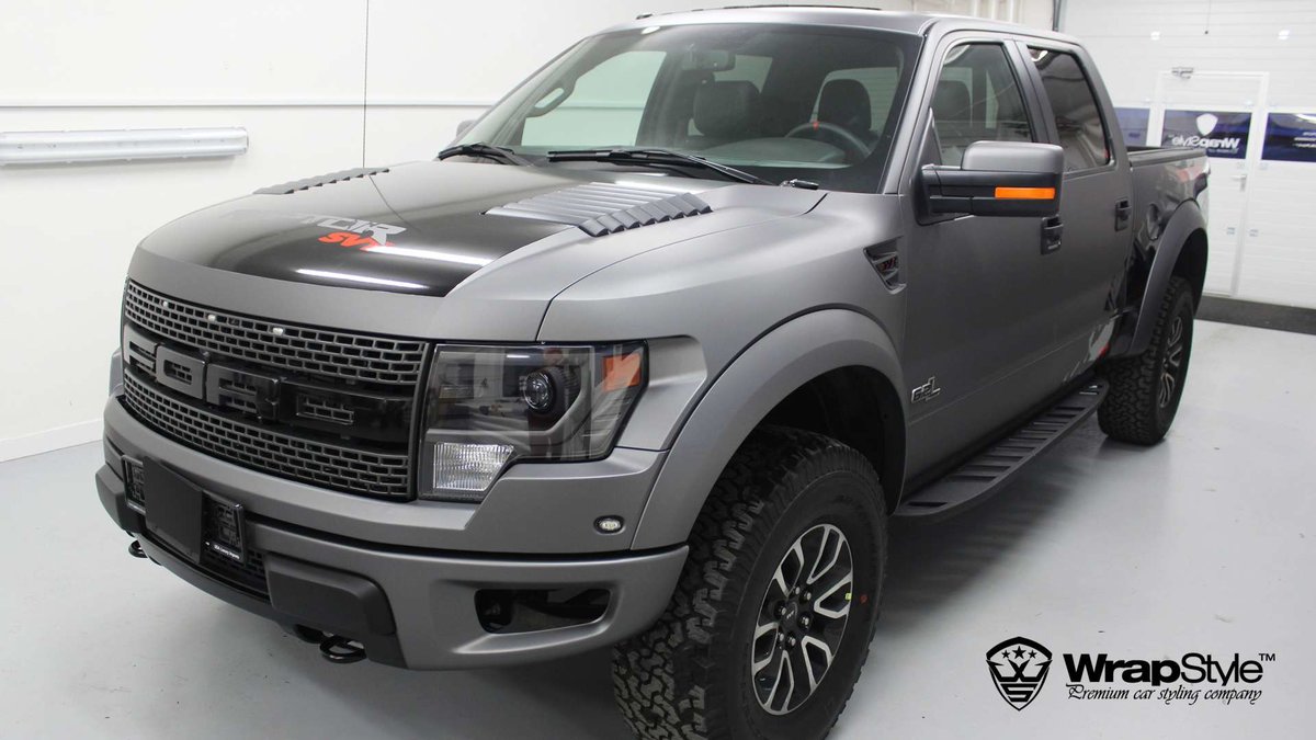 Ford Raptor - Gray Matt wrap - img 1