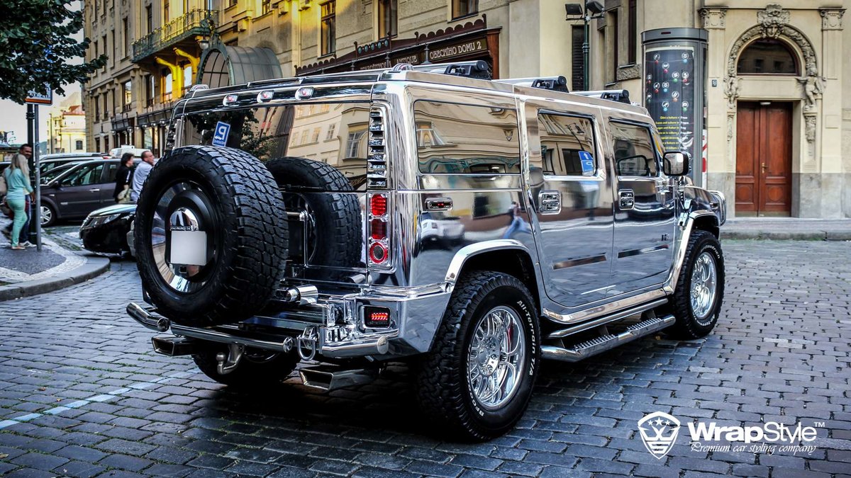 Hummer H2 - Chrome Gloss wrap - img 2