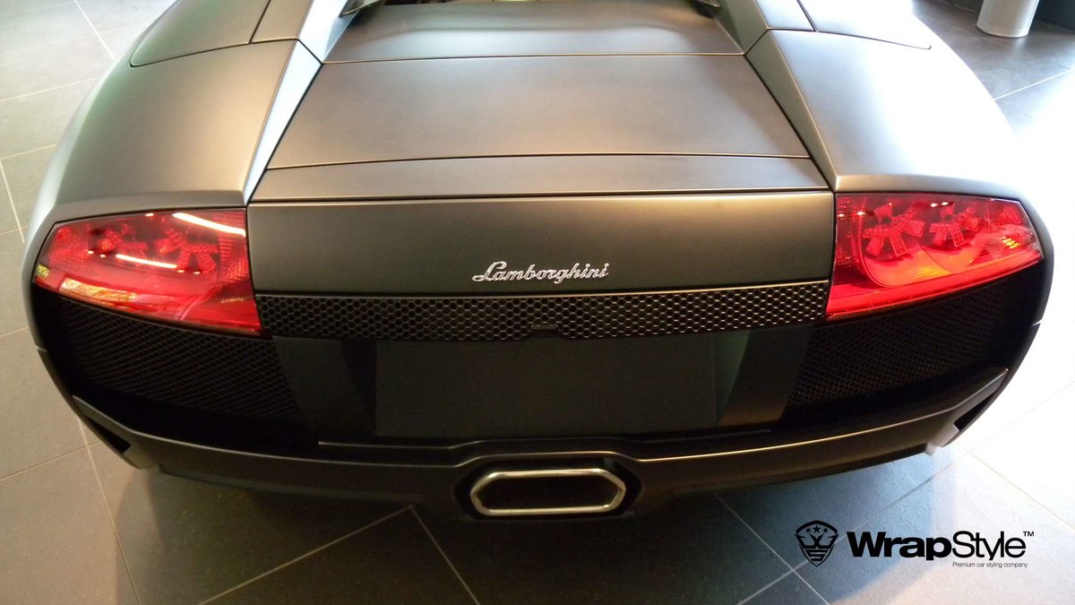 Lamborghini Murcielago - Black Matt wrap - img 2