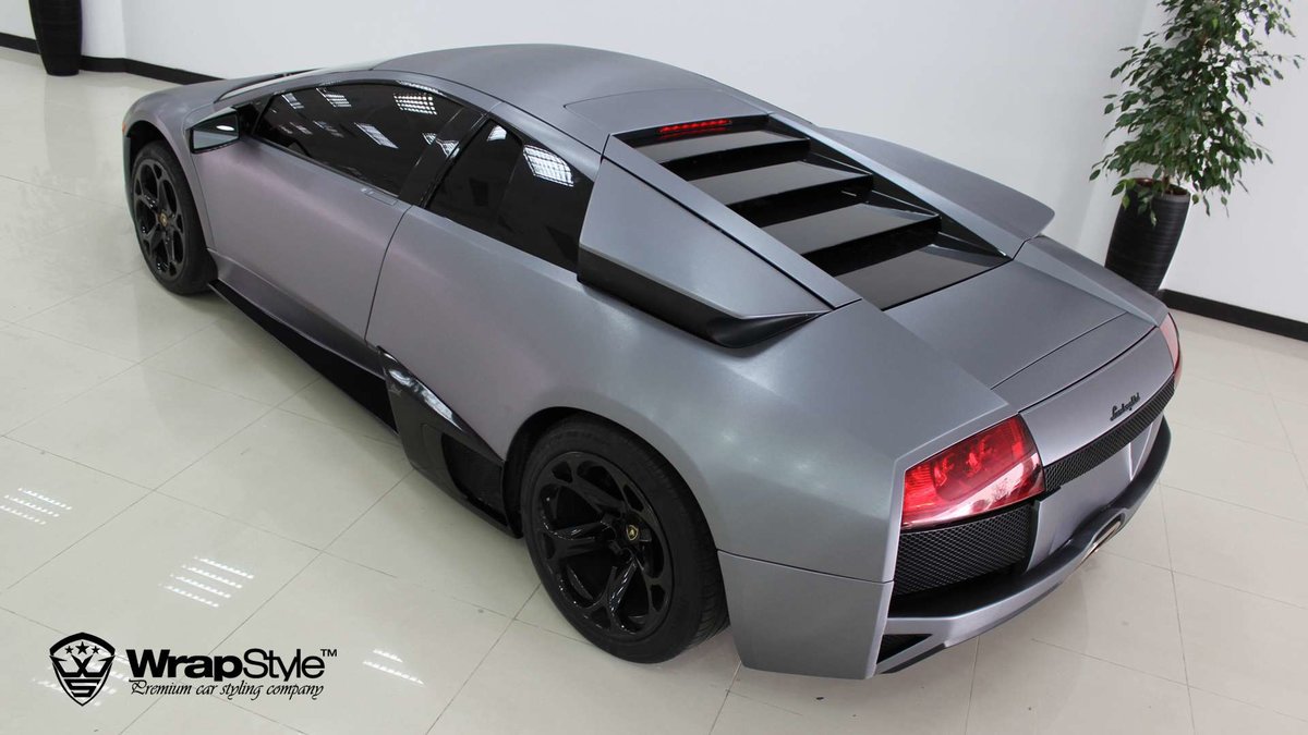 Lambo Murcielago - Brushed Aluminium wrap - img 3