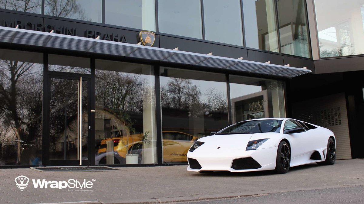 Lamborghini Murcielago - White Matt wrap - img 4