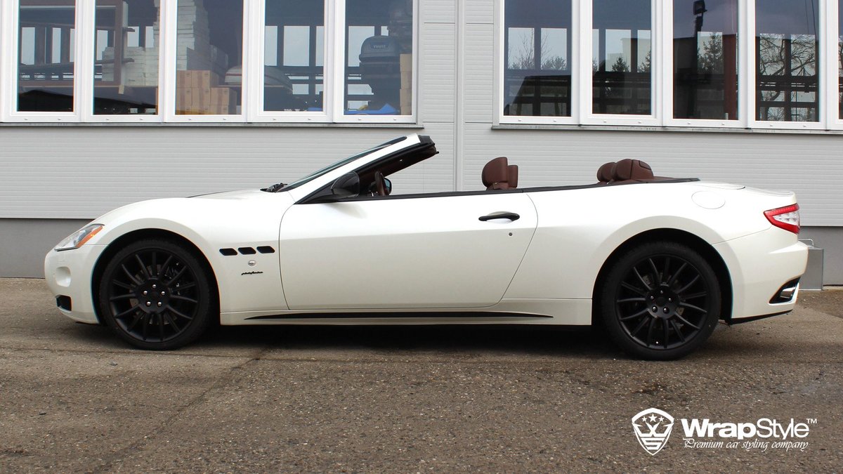 Maserati GranCabrio - White Pearl wrap - img 4