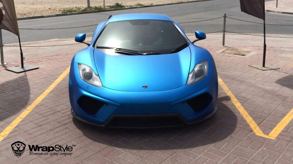 McLaren 12C - Blue Alu Satin wrap - img 4
