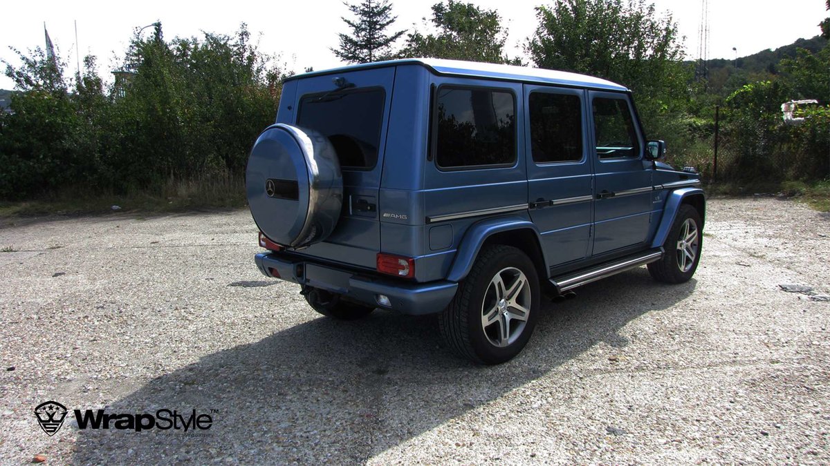 Mercedes G - Blue Metallic wrap - img 3
