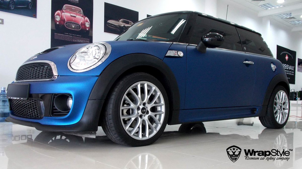 Mini Cooper - Blue Alu wrap - img 2