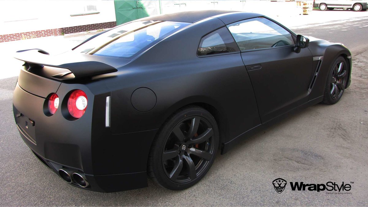 Nissan GTR - Black Matt wrap - img 3