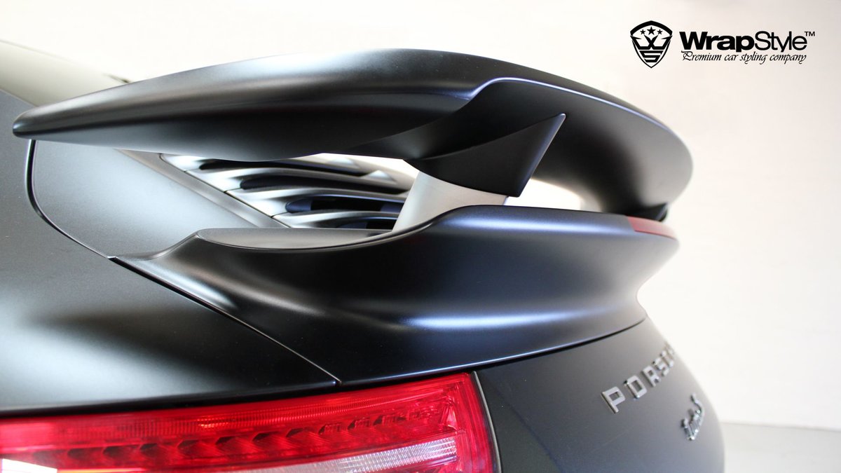 Porsche 911 - Black Matt wrap - img 4