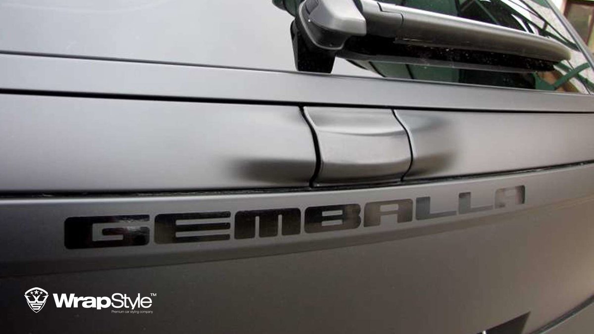 Porsche Gemballa - Black Matt wrap - img 3