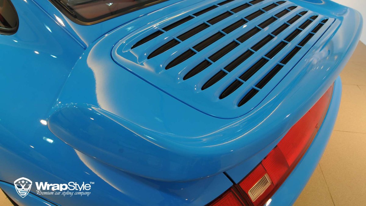 Porsche Turbo - Blue Gloss wrap - img 2