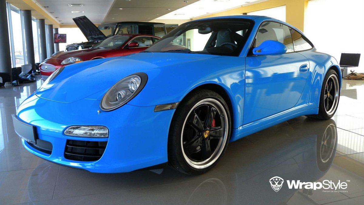 Porsche 911 - Blue Gloss wrap - img 3