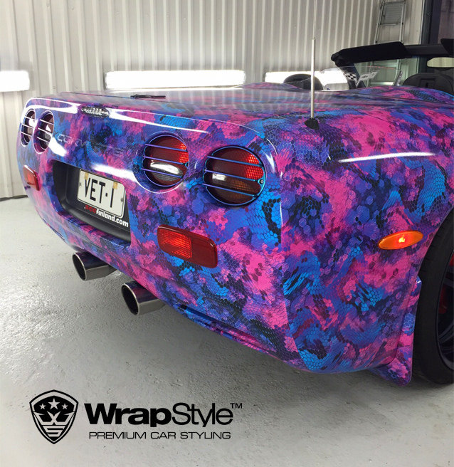 Chevrolet Corvette - Purple Reptile design - img 1
