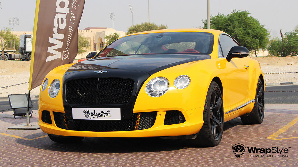 Bentley Continental - Yellow Gloss wrap - img 1