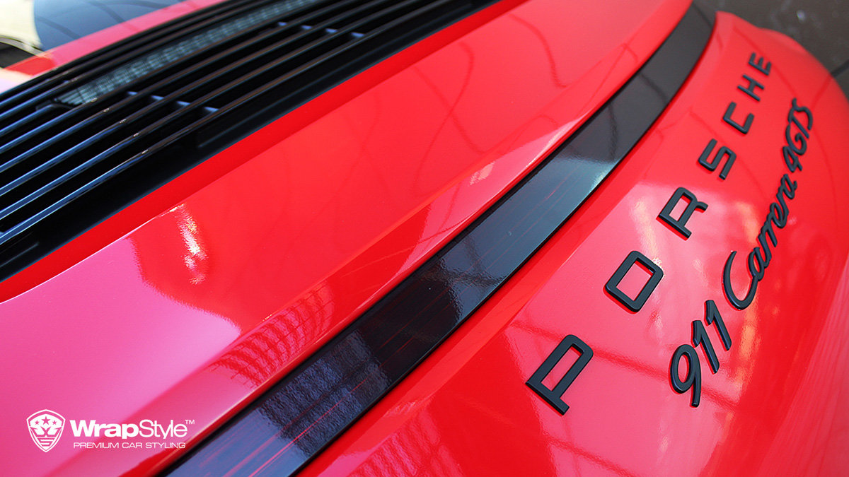 Porsche 911 Carrera GTS - Red Gloss wrap - img 6