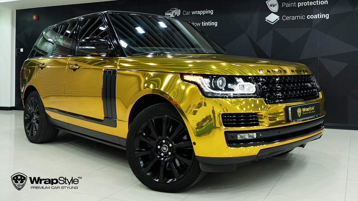 Range Rover Sport - Gold Chrome wrap - img 1
