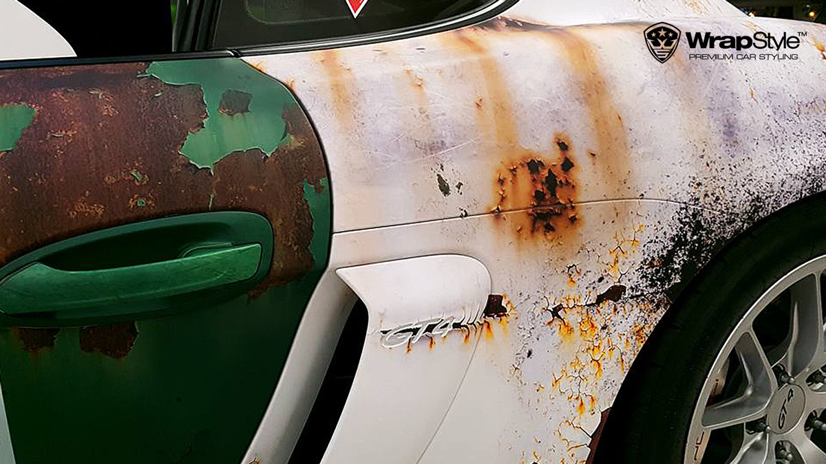 Porsche Cayman GT4 - Police Rusty design - img 5