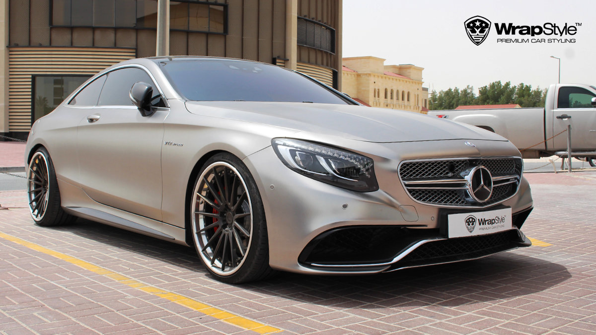 Mercedes S65 - Chrome Matt wrap - img 1