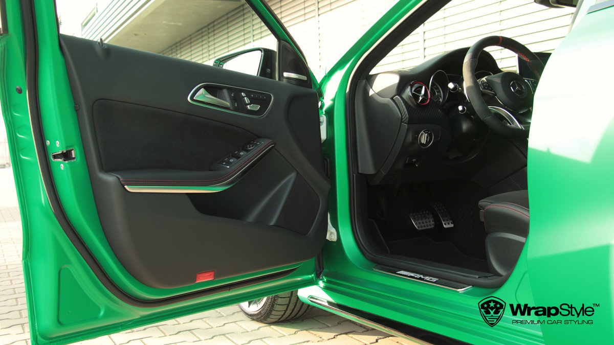 Mercdes Benz 45 AMG - Green Matt wrap - img 1