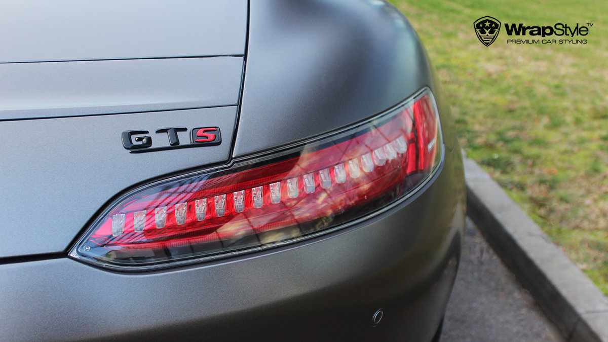 Mercedes Benz GT AMG - Silky Charcoal Grey wrap - img 3
