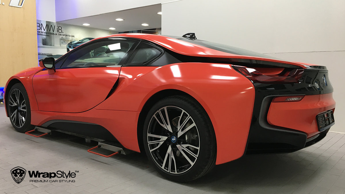 BMW i8 - Red Gloss wrap - img 2