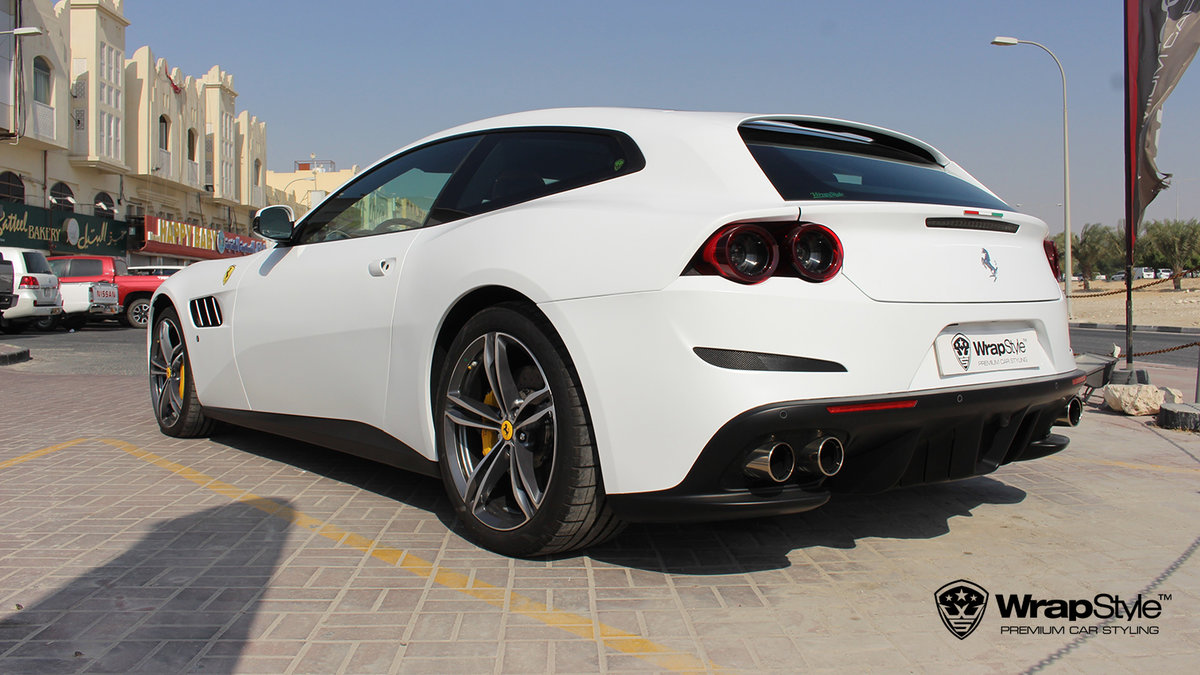 Ferrari GTC 4 Lusso - White Matt wrap - img 2