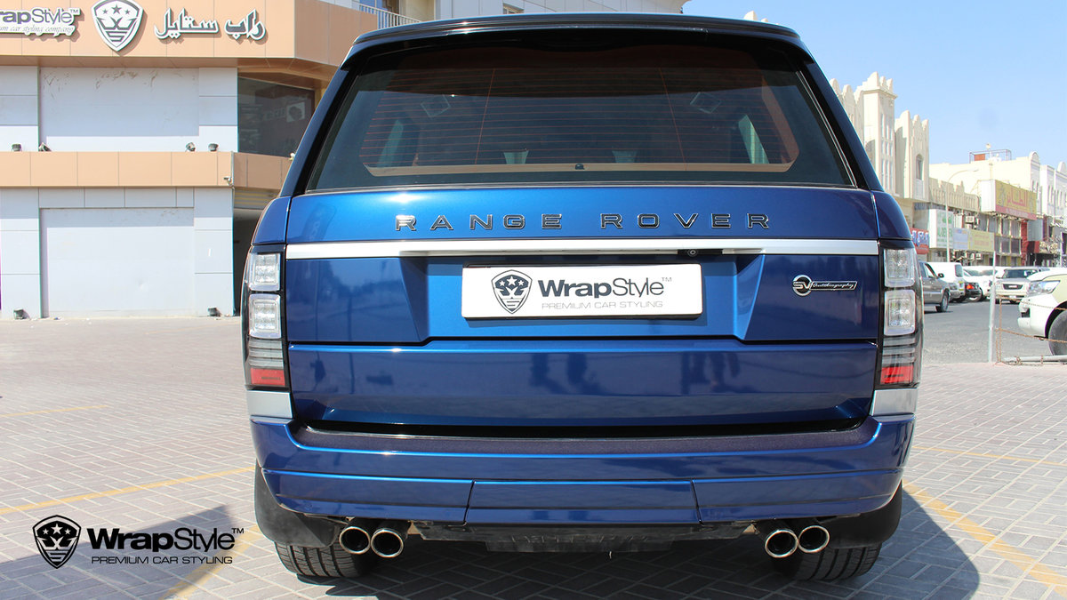 Range Rover Autobiography - Dark Blue Gloss wrap - img 1