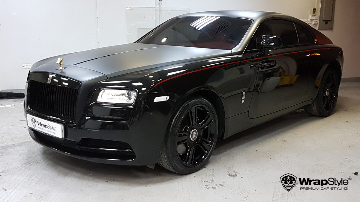 Rolls-Royce Wraith - Black Gloss wrap - img 2