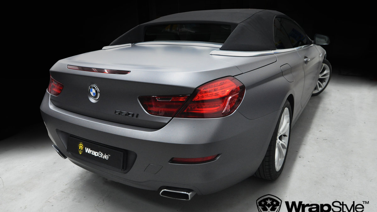 BMW 650i - Dark Grey Matt wrap - img 1