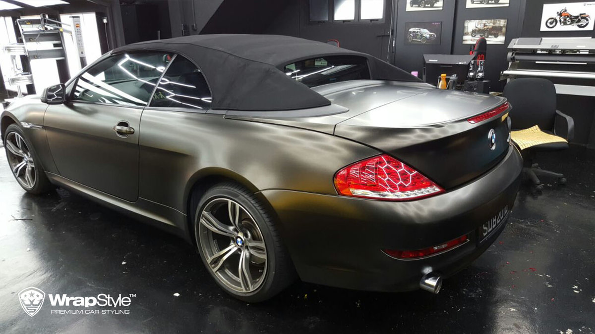 BMW 640i - Gold Dusk Black Satin wrap - img 1