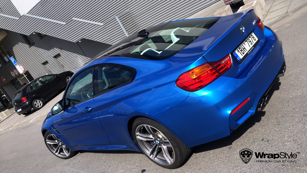 BMW M4 - Blue Metallic wrap - img 1