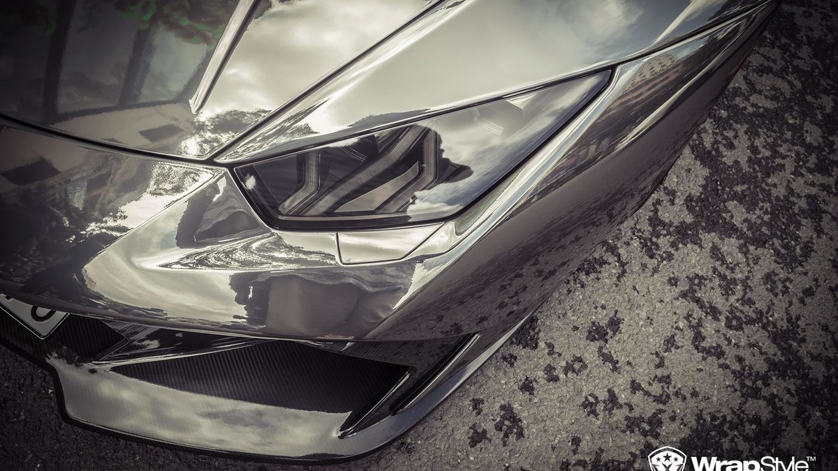 Lamborghini Huracan - Black Chrome wrap - img 4