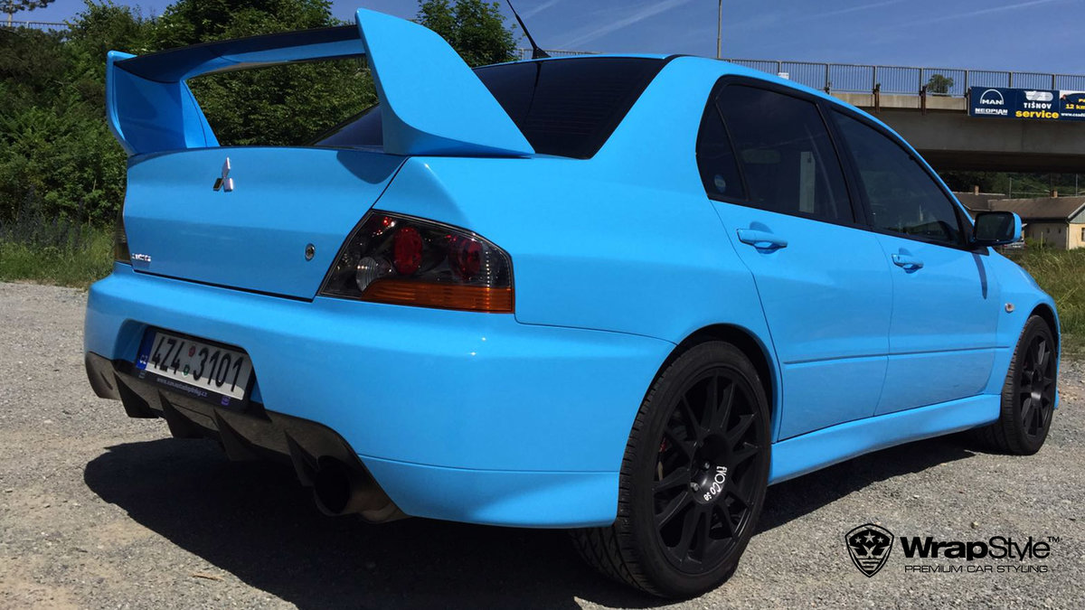 Mitsubishi Lancer Evo - ice blue - img 1