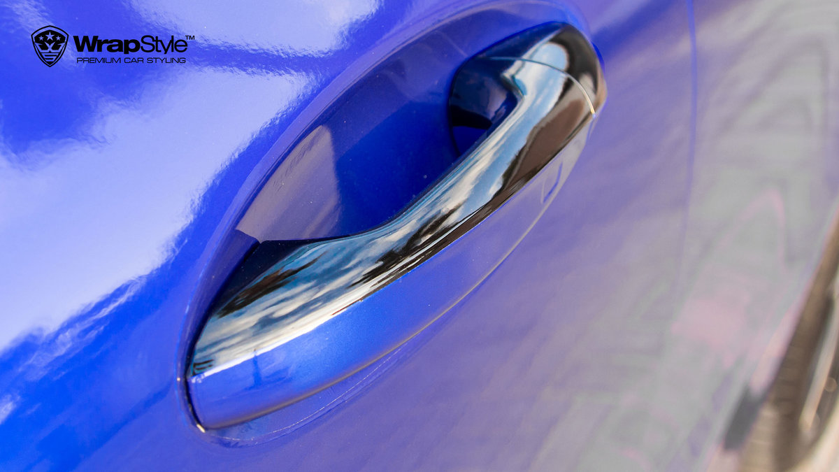Mercedes E - Blue Metallic wrap - img 2