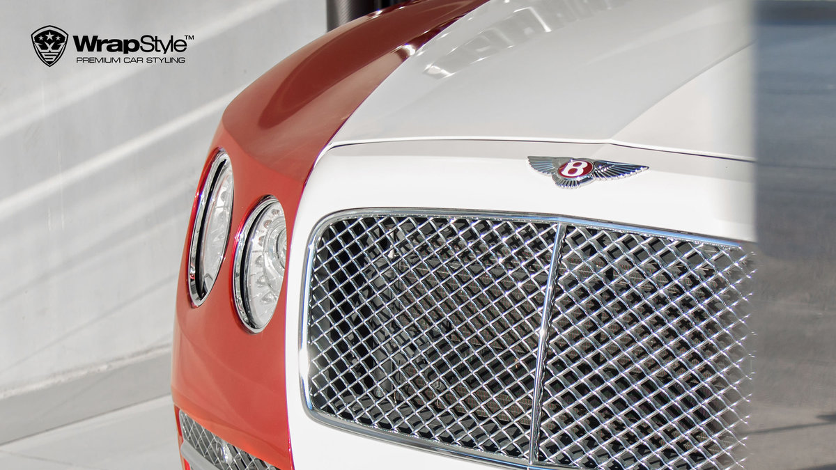 Bentley Flying Spur - Red Chrome wrap - img 1