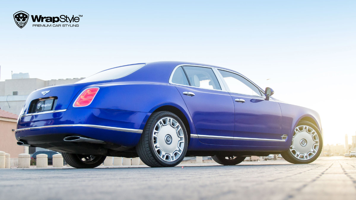 Bentley Mulsanne - Blue Metallic wrap - img 2