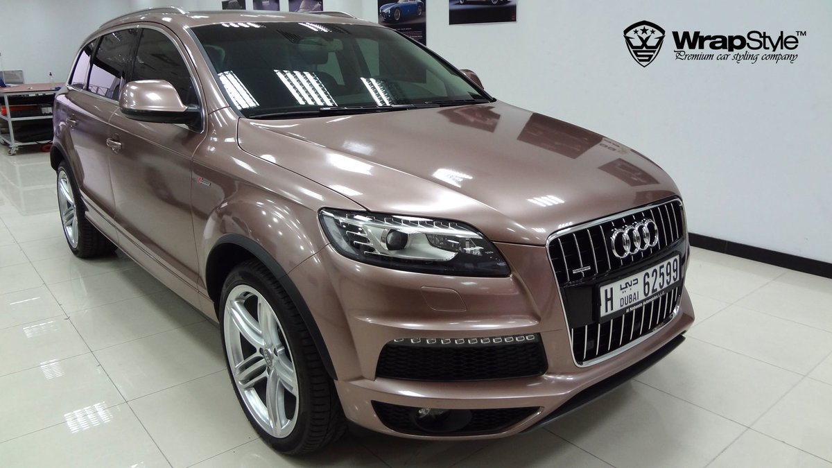 Audi Q7 - Bronze Gloss wrap - img 1