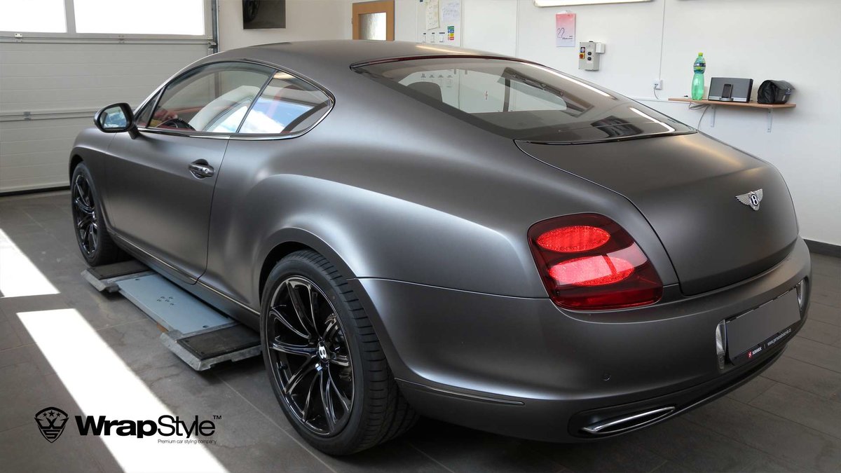 Bentley Continental - Grey Matt wrap - img 2