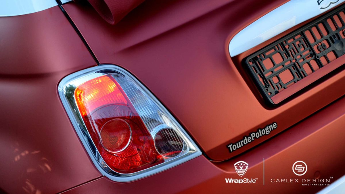 Fiat 500 - Anodized Red wrap - img 1