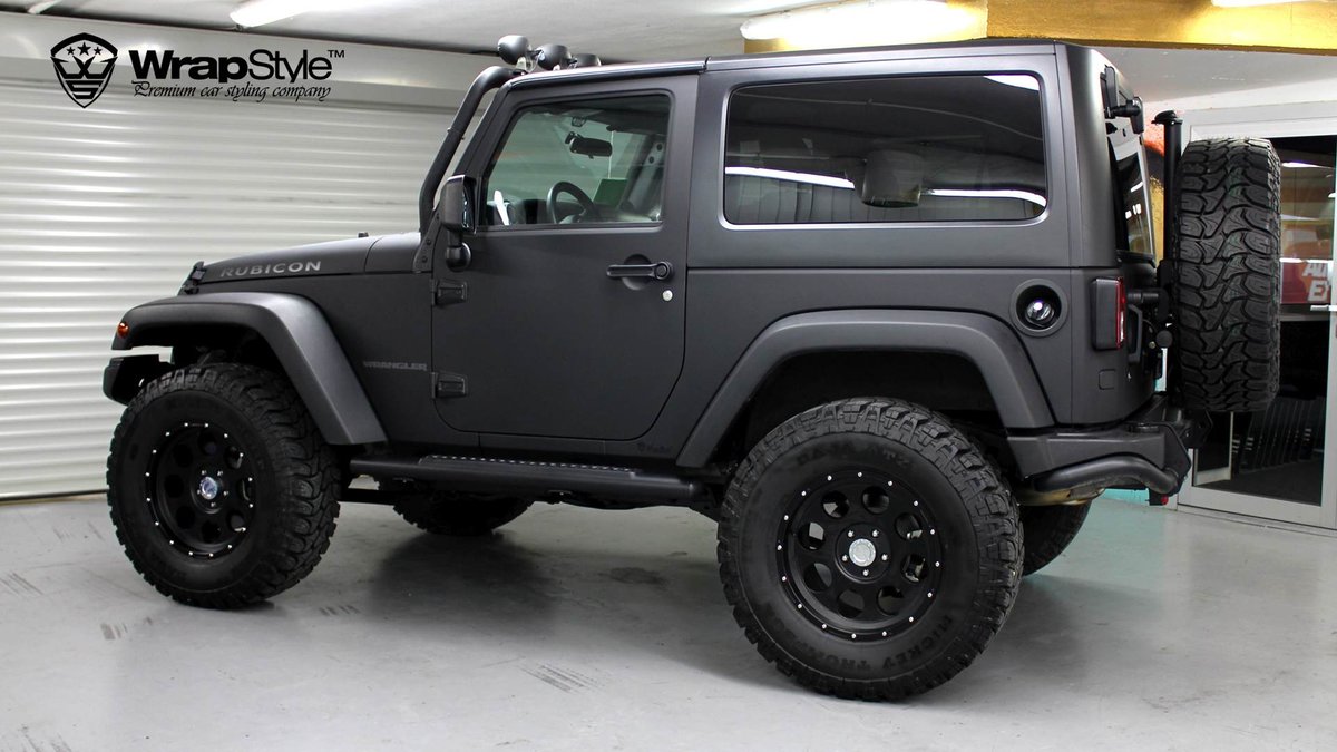 Jeep Wrangler - Super Black Matt wrap - img 2