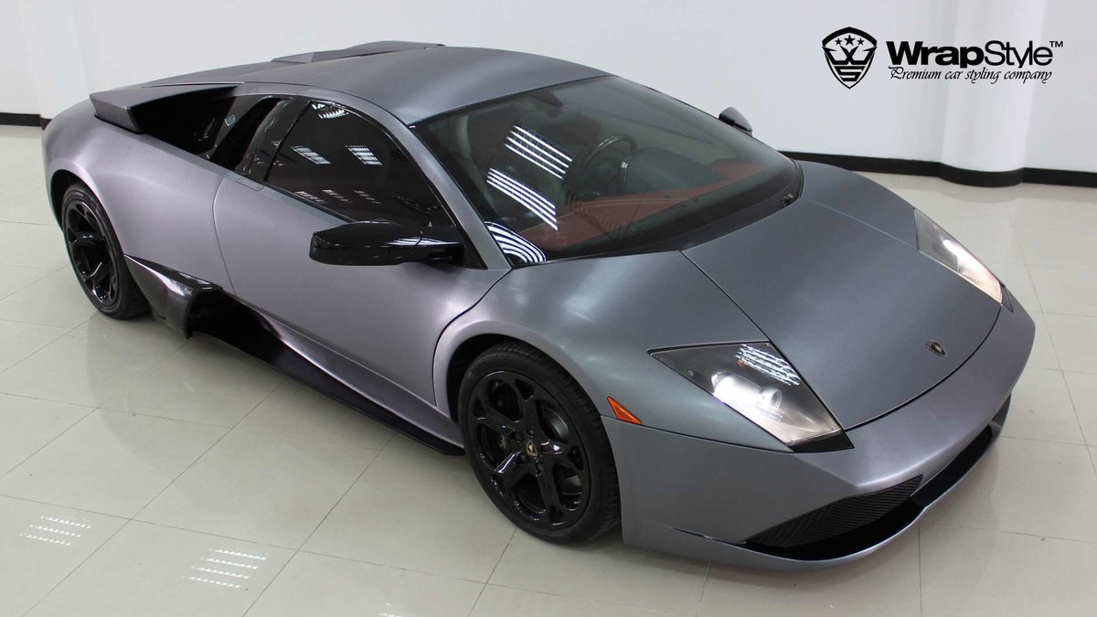 Lambo Murcielago - Brushed Aluminium wrap - img 2