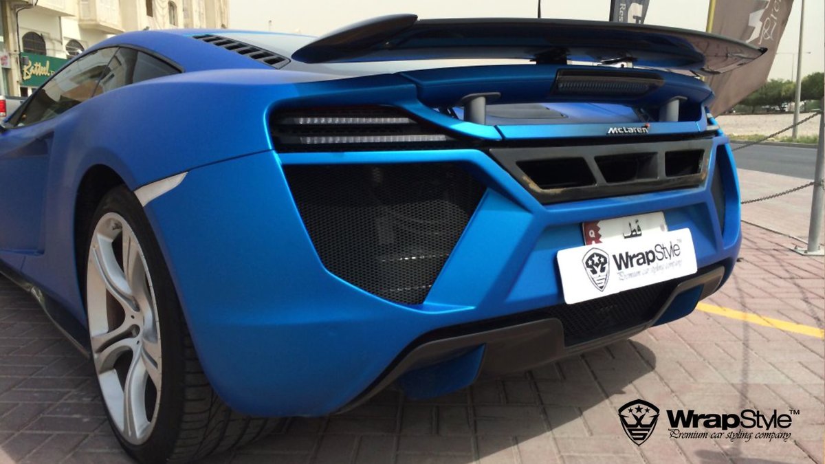 McLaren 12C - Blue Alu Satin wrap - img 3