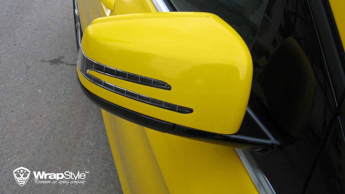 Mercedes B - Yellow Gloss wrap - img 3