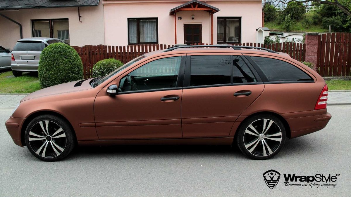 Mercedes C - Aztek Bronze Matt wrap - img 2