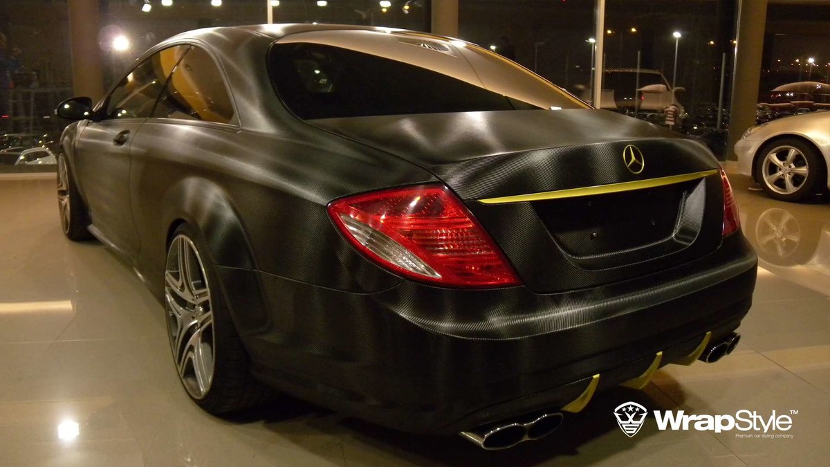 Mercedes CL - Black Carbon wrap - img 2