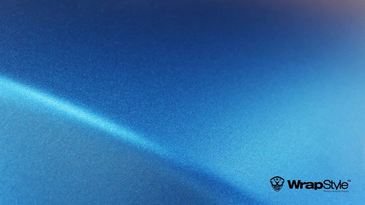 Mercedes CLS - Electric Blue Satin wrap - img 2