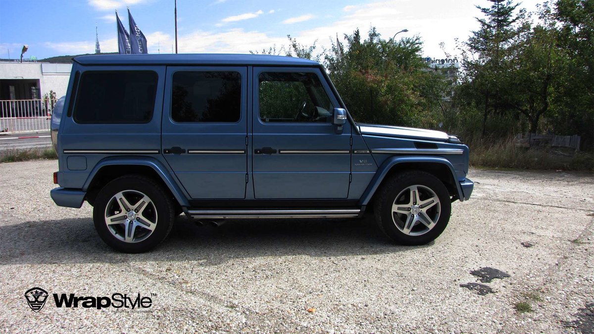 Mercedes G - Blue Metallic wrap - img 2