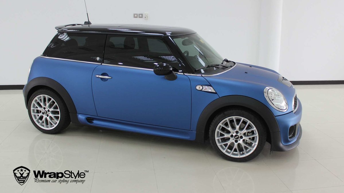 Mini Cooper - Ocean Blue wrap - img 2