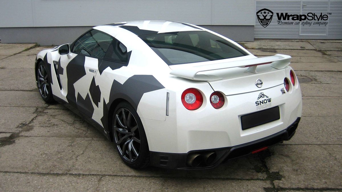 Nissan GTR - Snow Camouflage design - img 2
