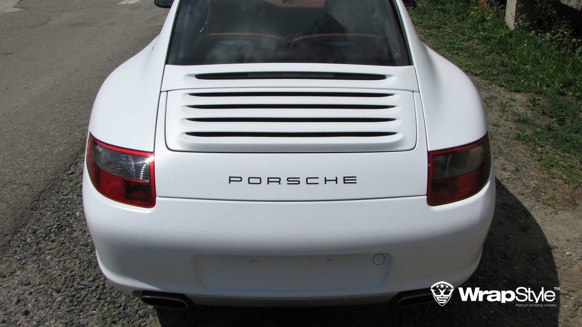 Porsche 911 Carrera - White Matt wrap - img 1