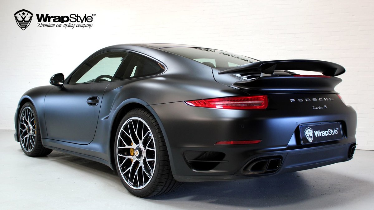 Porsche 911 - Black Matt wrap - img 3